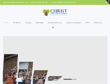 Tablet Screenshot of christchurch-hp.org